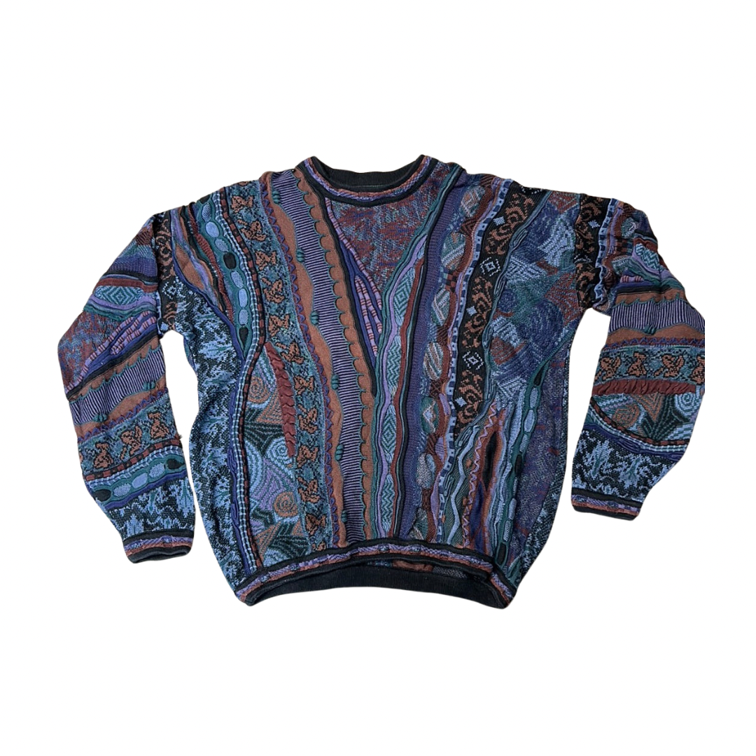 VTG cheapest Tundra Canada Multicolored Coogi Style Sweater