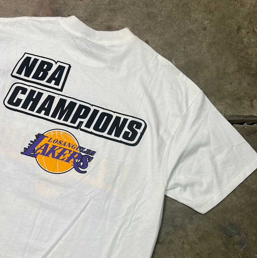 Vintage 2000 Los Angeles Lakers Championship Double Sided T-Shirt XL