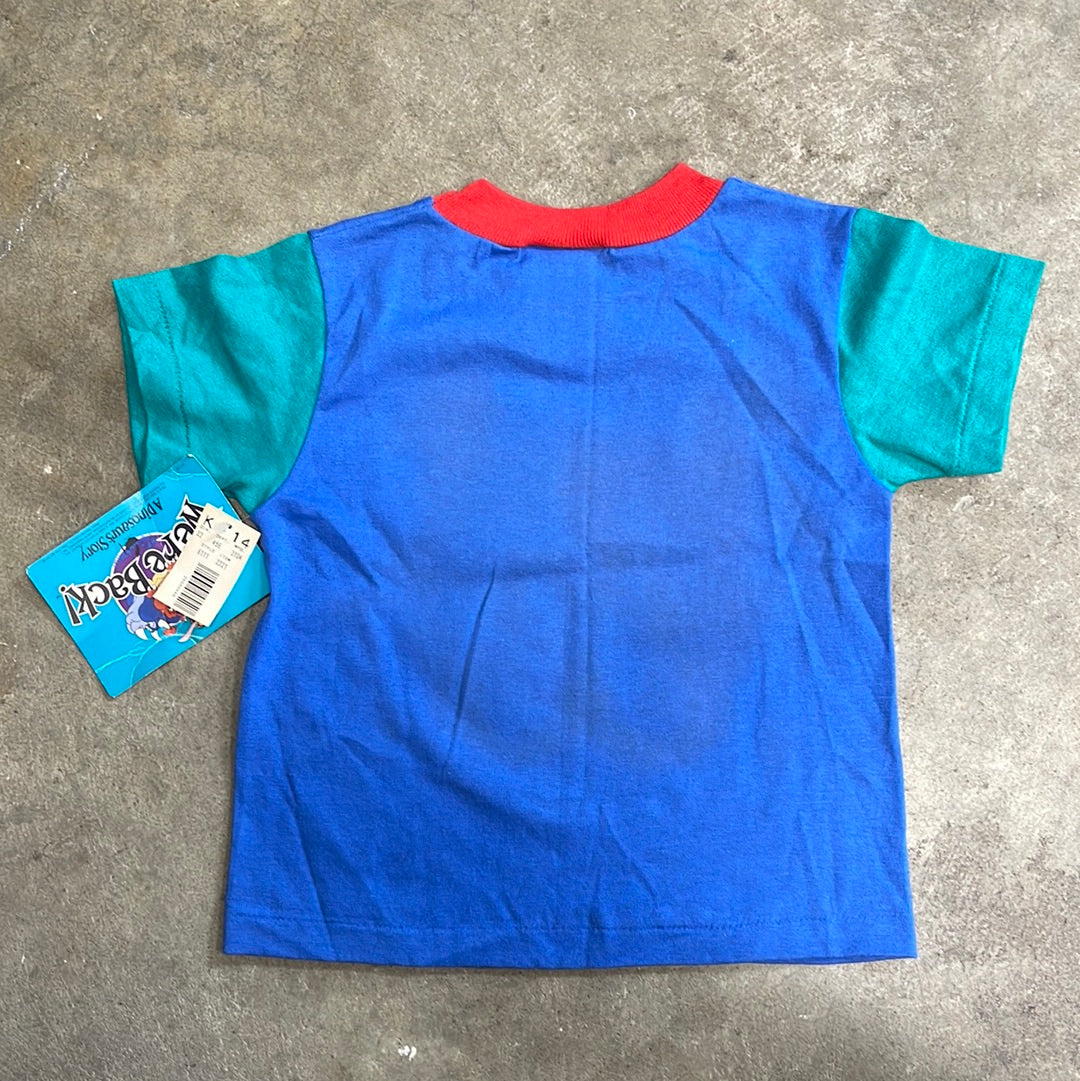 Vintage Kids 1993 Rare A Dinosaur Story shirt 3T DSWT