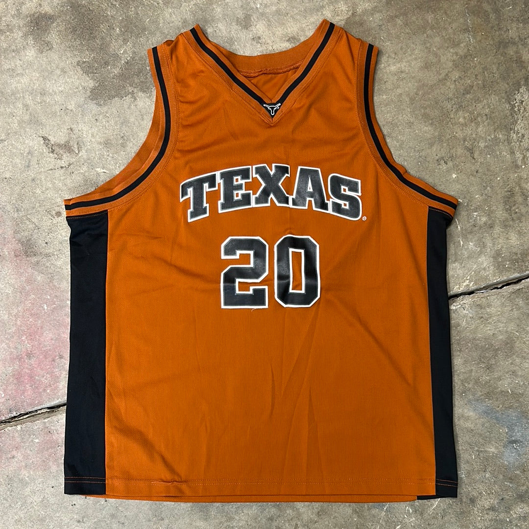 Vintage Texas Longhorns Foot Locker Basketball Jersey