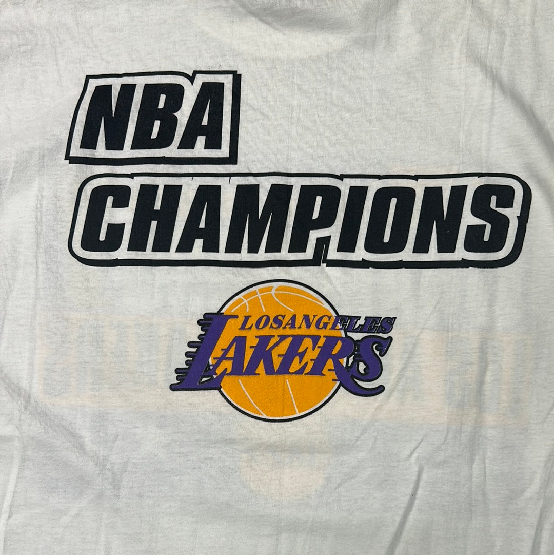 Vintage 2000 Los Angeles Lakers Championship Double Sided T-Shirt XL