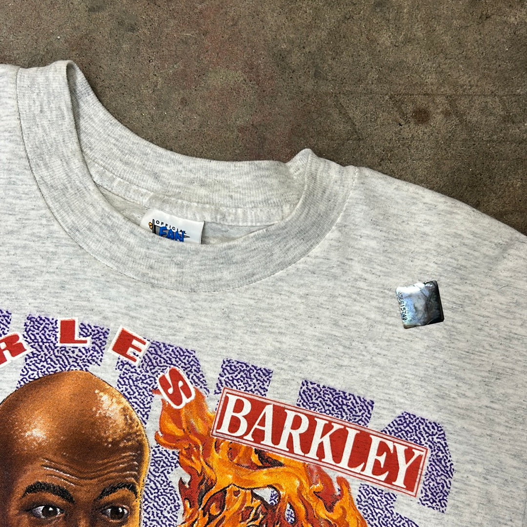 Vintage Charles Barkley T-Shirt Official Fan Large