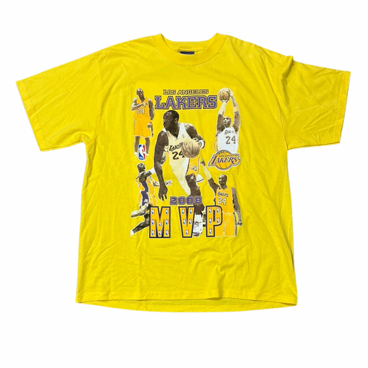 Vintage 2008 Kobe Bryant MVP Double Sided T-Shirt XL