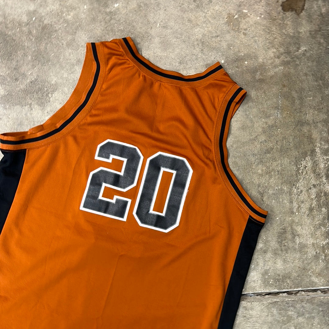 Vintage Texas Longhorns Foot Locker Basketball Jersey