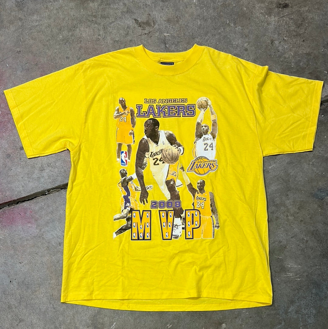 Vintage 2008 Kobe Bryant MVP Double Sided T-Shirt XL