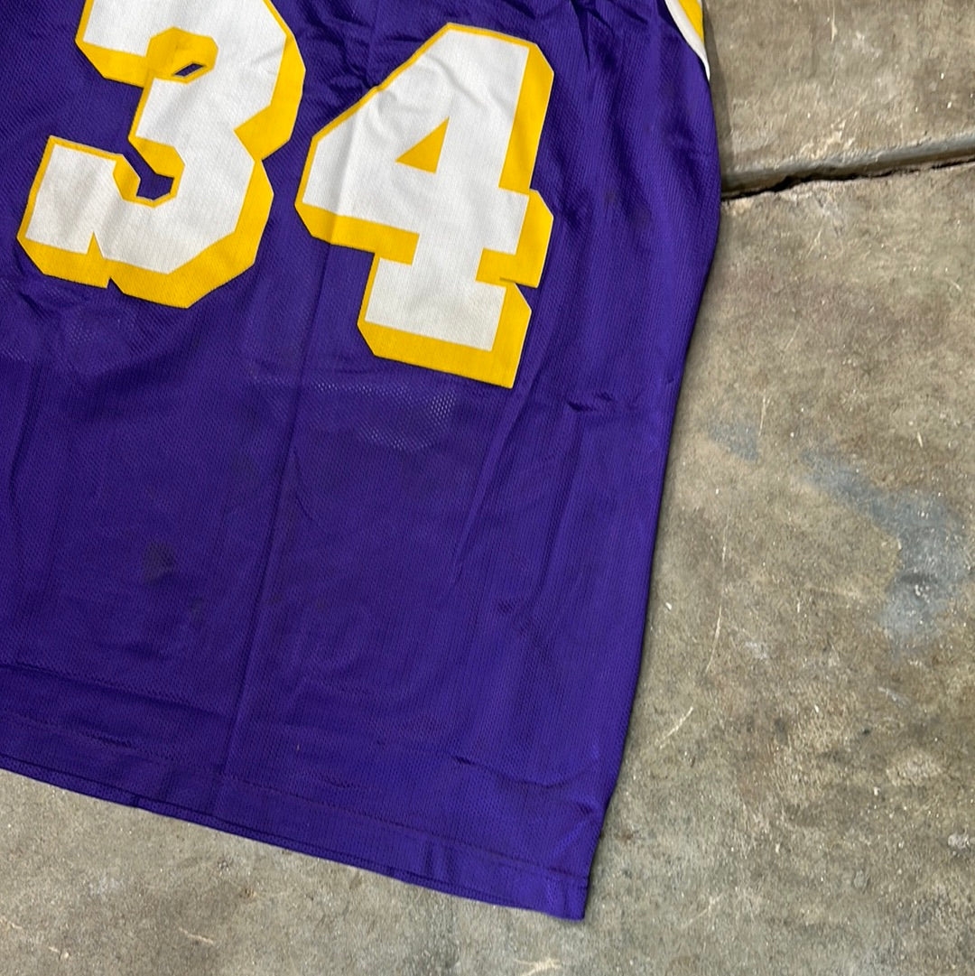 Vintage Los Angeles Lakers Shaquille O’Neal 90’s Champion Jersey Size 44