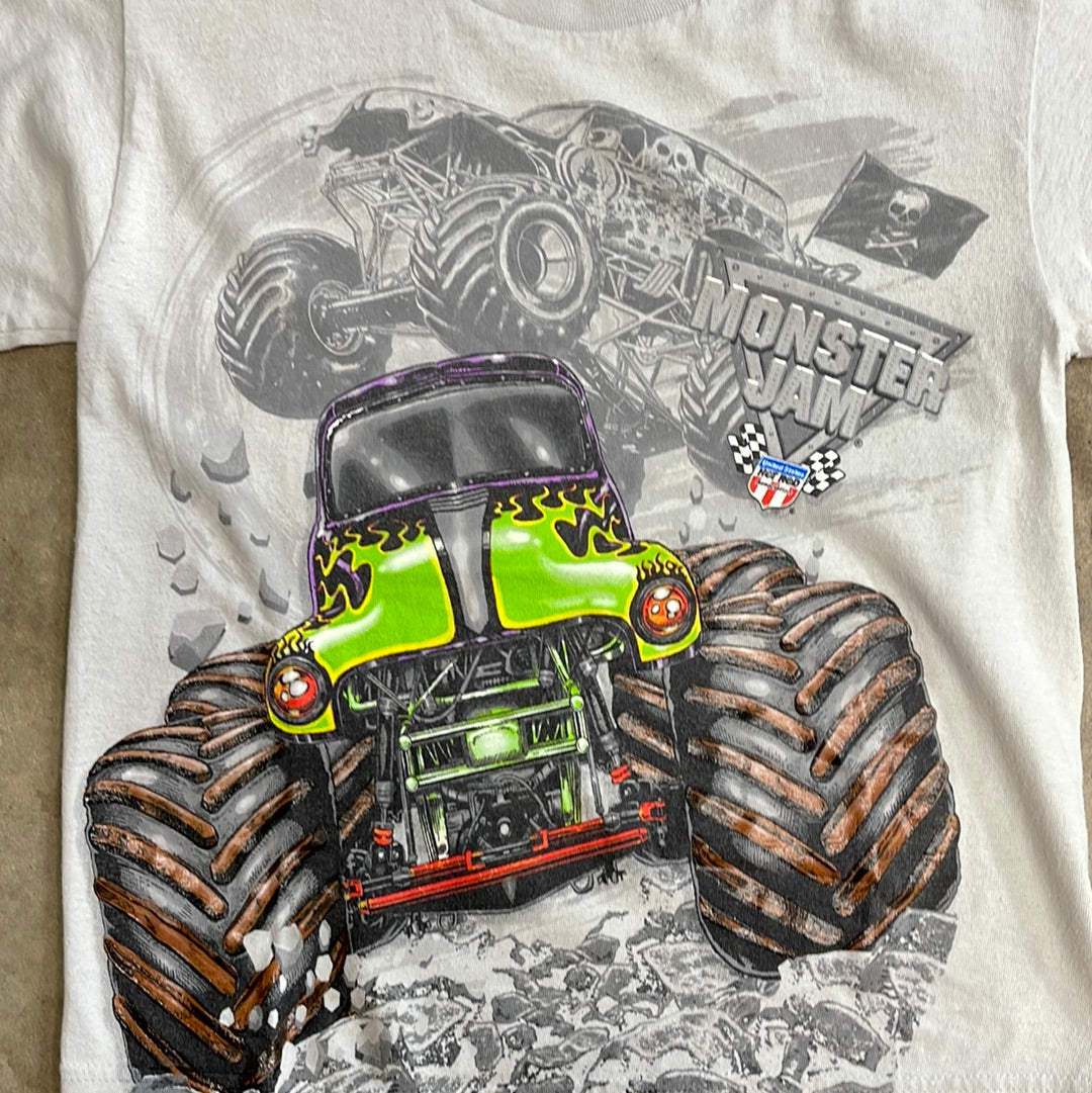 Vintage Kids Monster Jam Grave Digger Tshirt