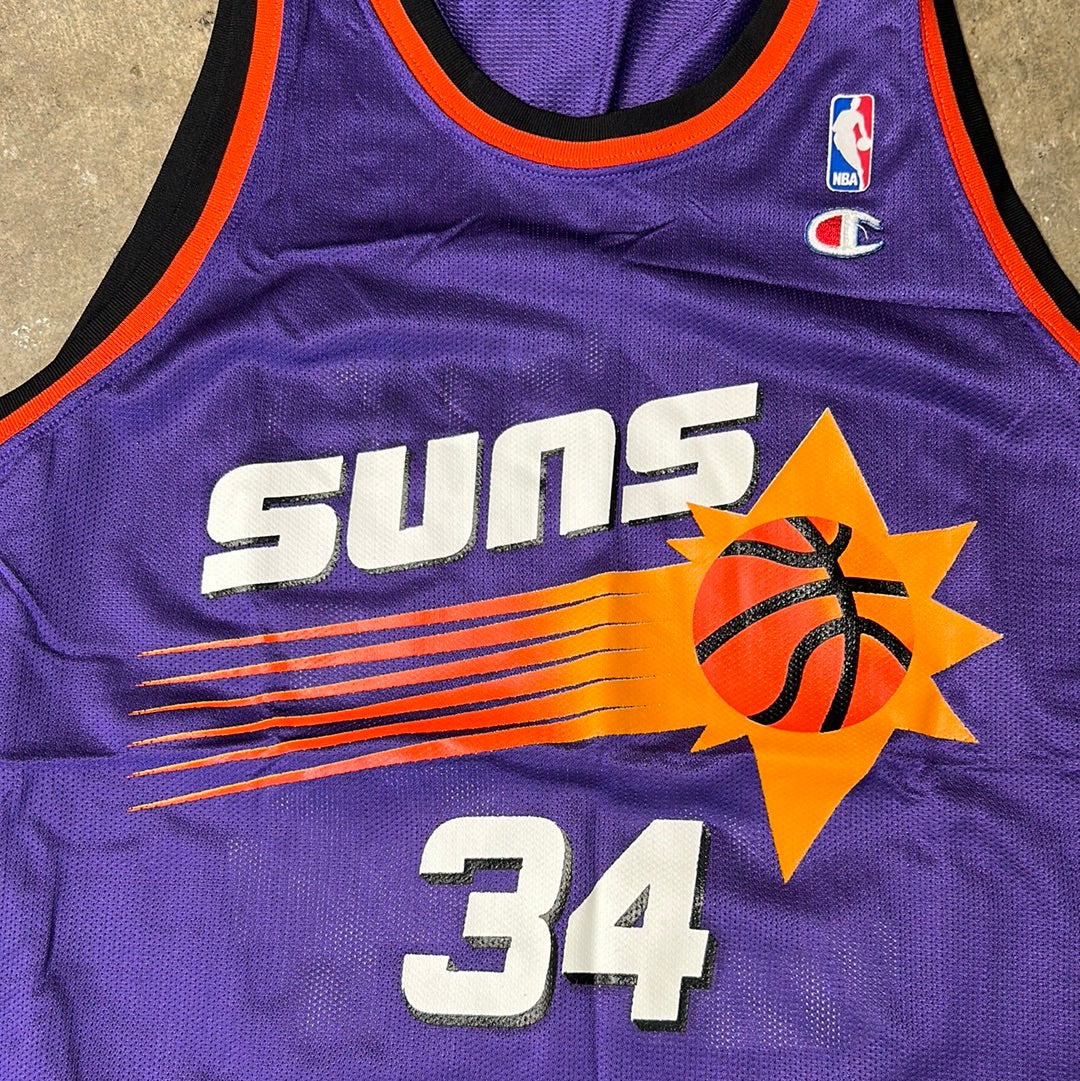 Vintage Phoenix Suns Charles Barkley Champion Jersey Size 44