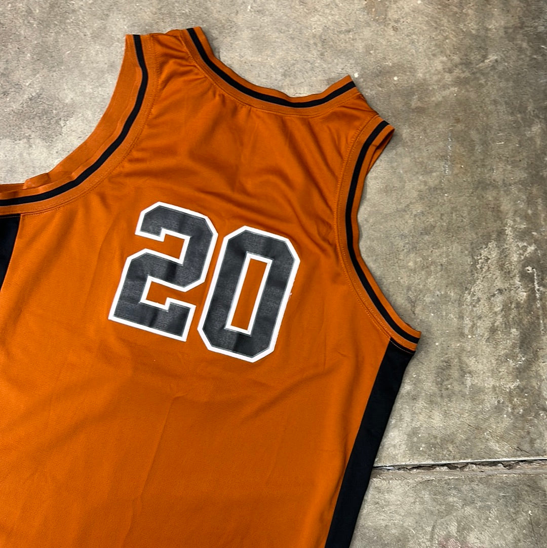 Vintage Texas Longhorns Foot Locker Basketball Jersey