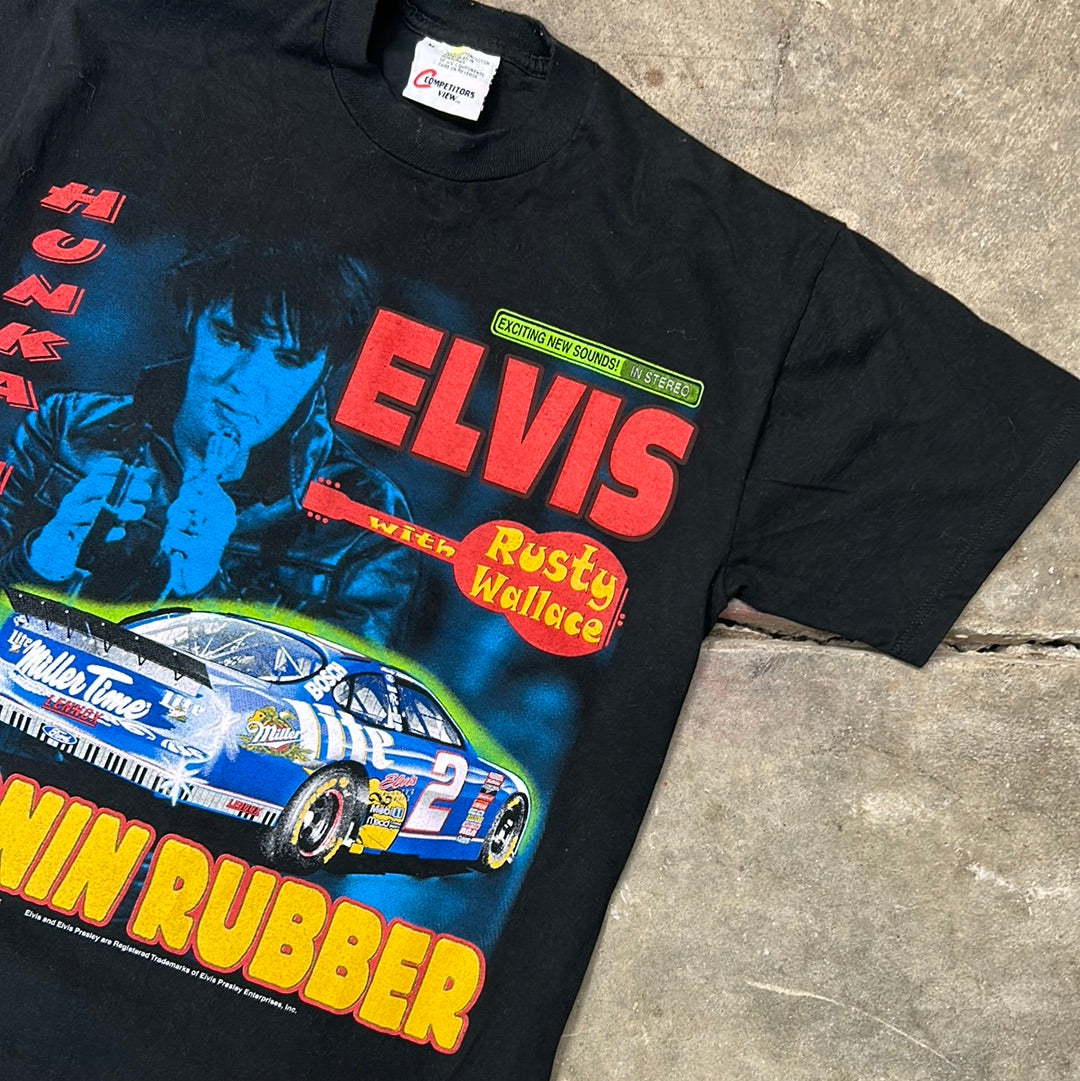 Vintage Elvis NASCAR T-Shirt Medium