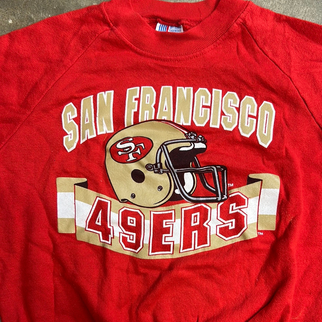 Vintage Kids SF 49ers Sweatshirt M 10-12