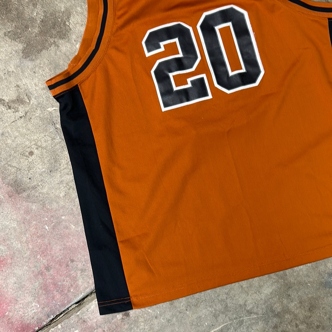 Vintage Texas Longhorns Foot Locker Basketball Jersey