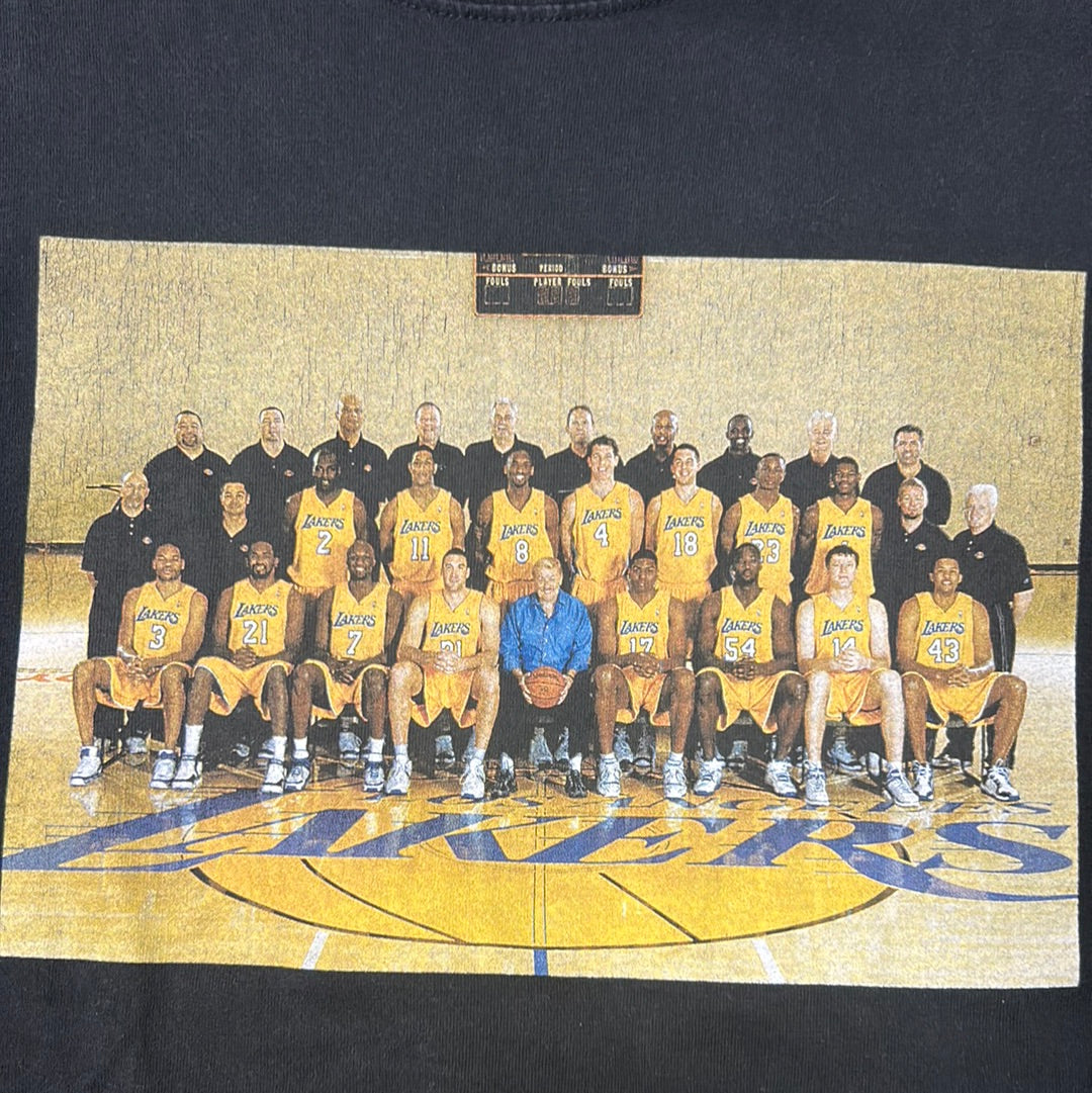 Vintage Los Angeles Lakers Team Photo T-Shirt XL