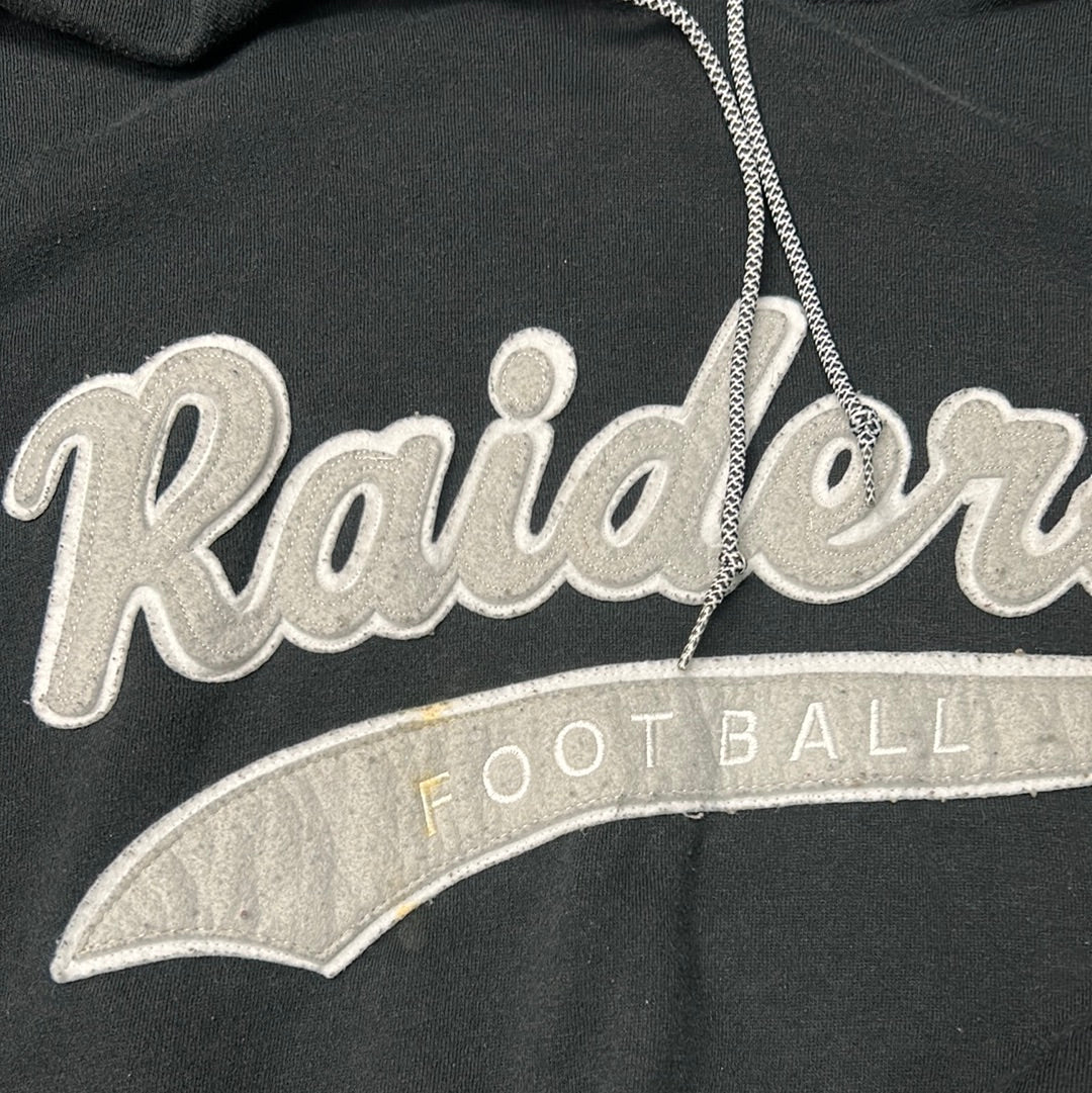 Vintage Starter Raiders Script Hoodie XL