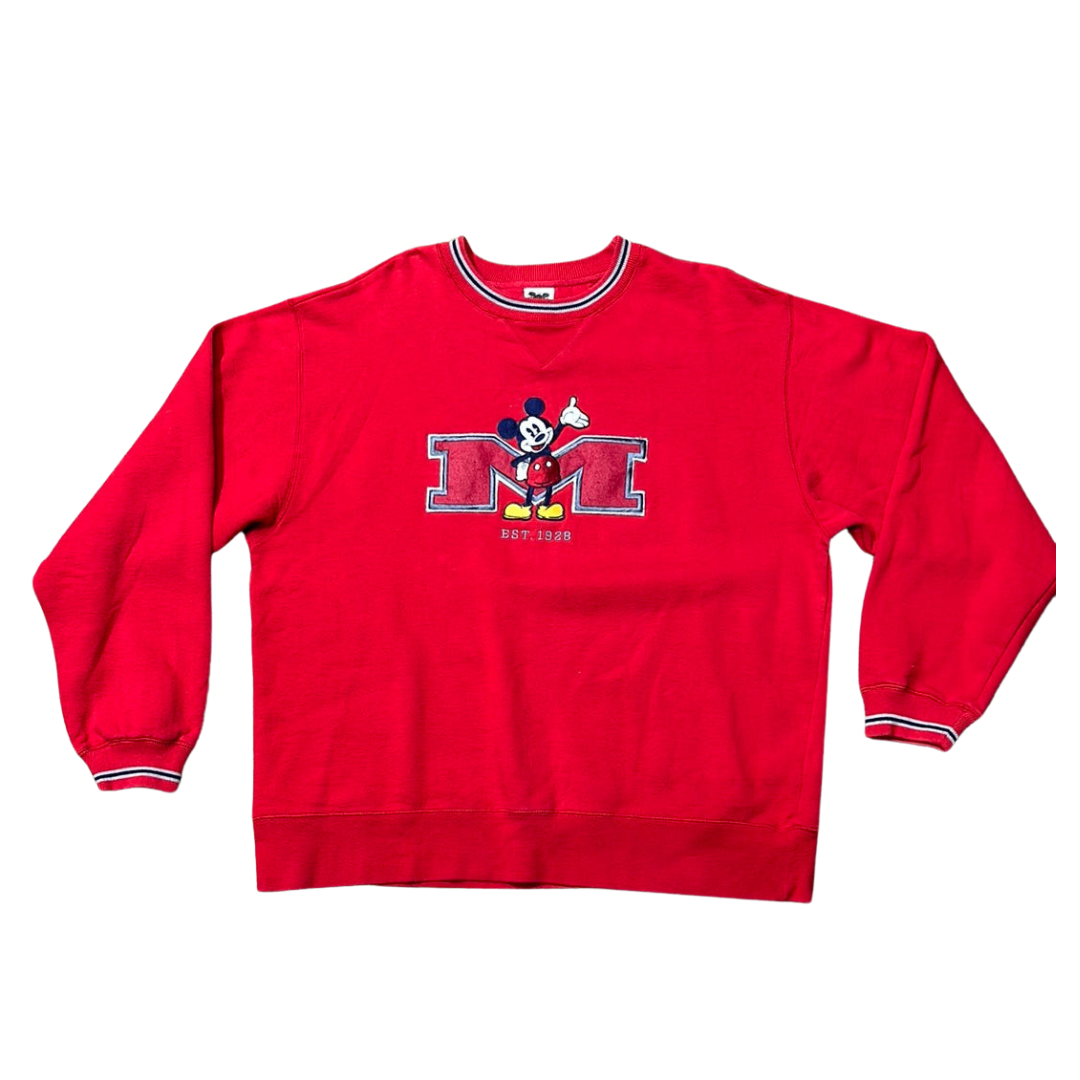 Store Vintage embroidered Disney Mickey mouse crewneck sweatshirt