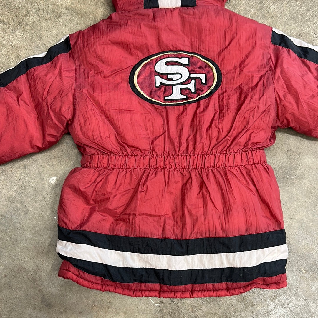 Vintage San Francisco 49ers Kids Parka Jacket 2T