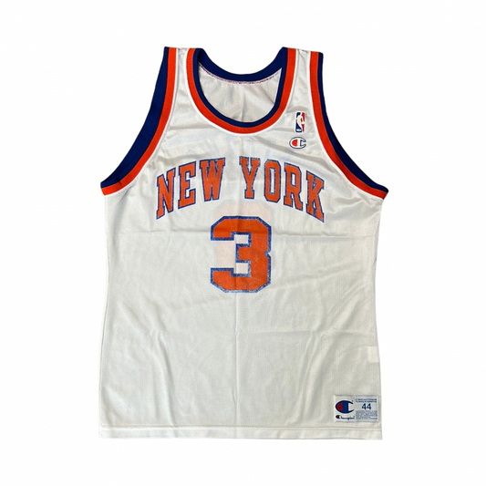 Vintage New York Knicks John Starks Champion Jersey Size 44