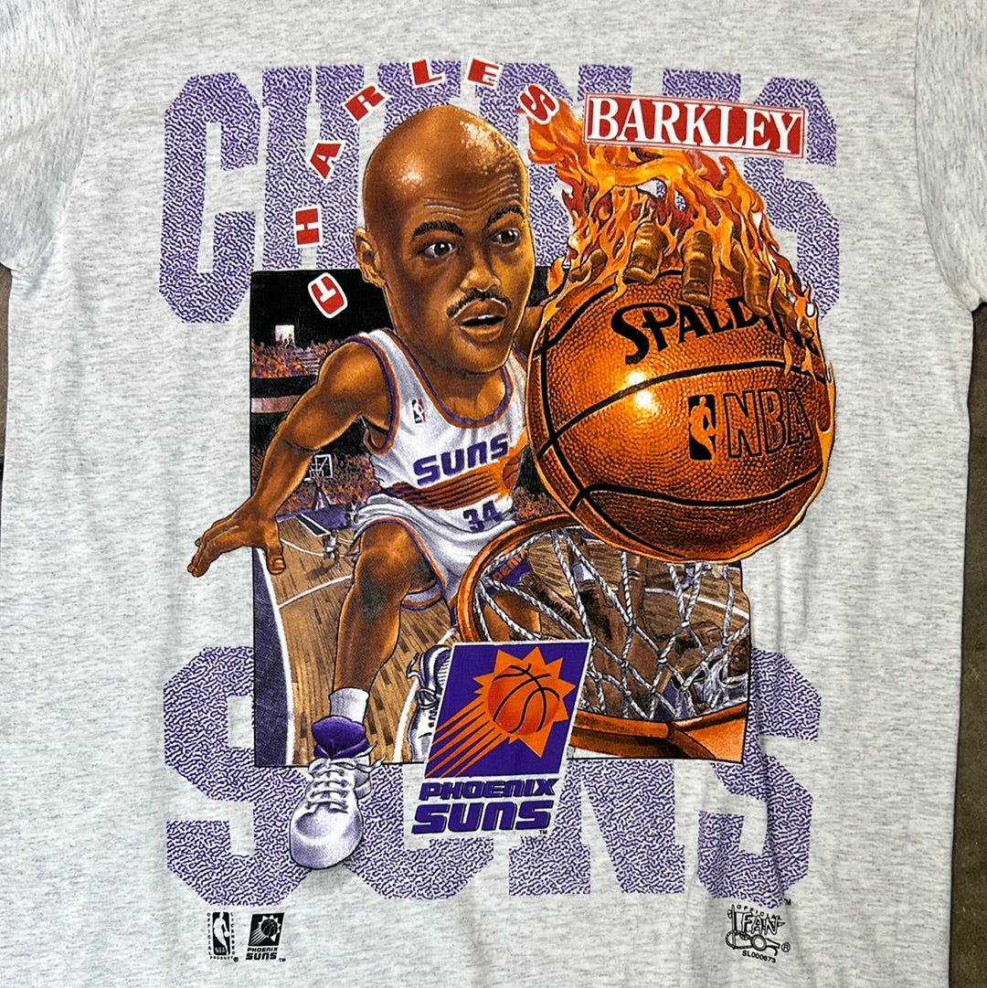 Vintage Charles Barkley T-Shirt Official Fan Large