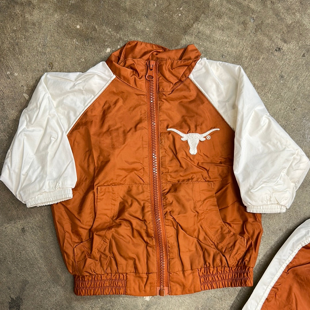 Vintage Kids Texas Longhorns Tracksuit Set 6-9 Months