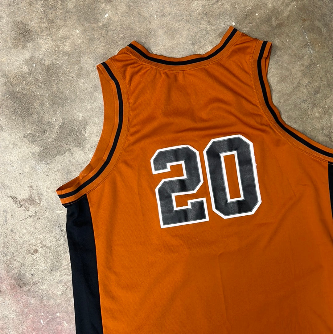 Vintage Texas Longhorns Foot Locker Basketball Jersey