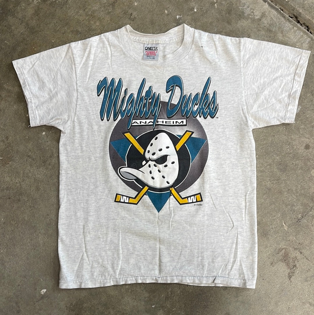 Vintage Kids Mighty Ducks shirt          L 14/16