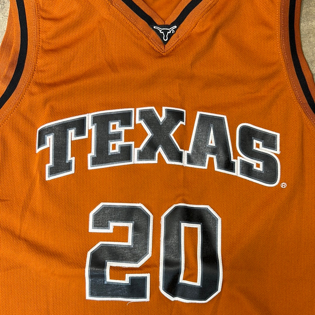 Vintage Texas Longhorns Foot Locker Basketball Jersey