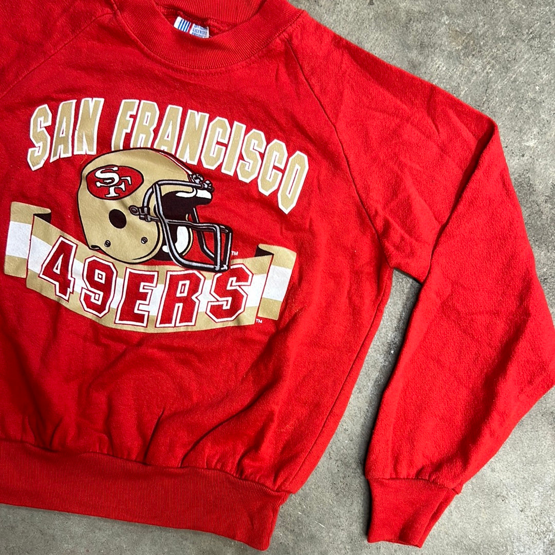 Vintage Kids SF 49ers Sweatshirt M 10-12