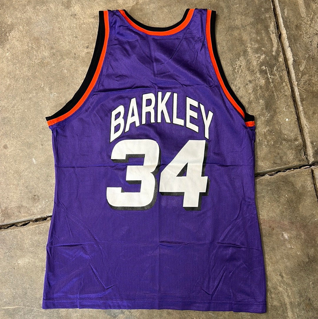 Vintage Phoenix Suns Charles Barkley Champion Jersey Size 44