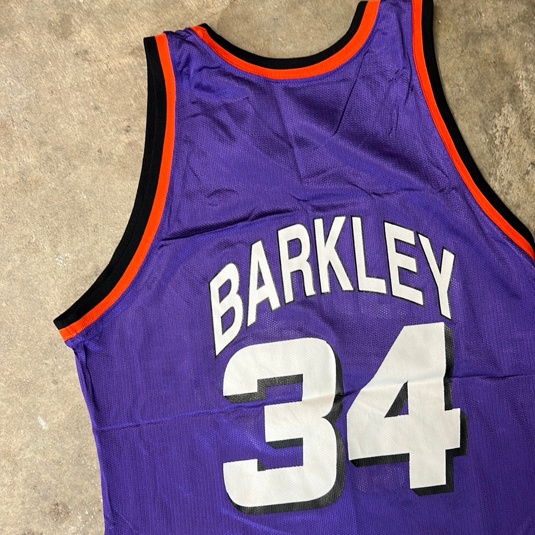 Vintage Phoenix Suns Charles Barkley Champion Jersey Size 44