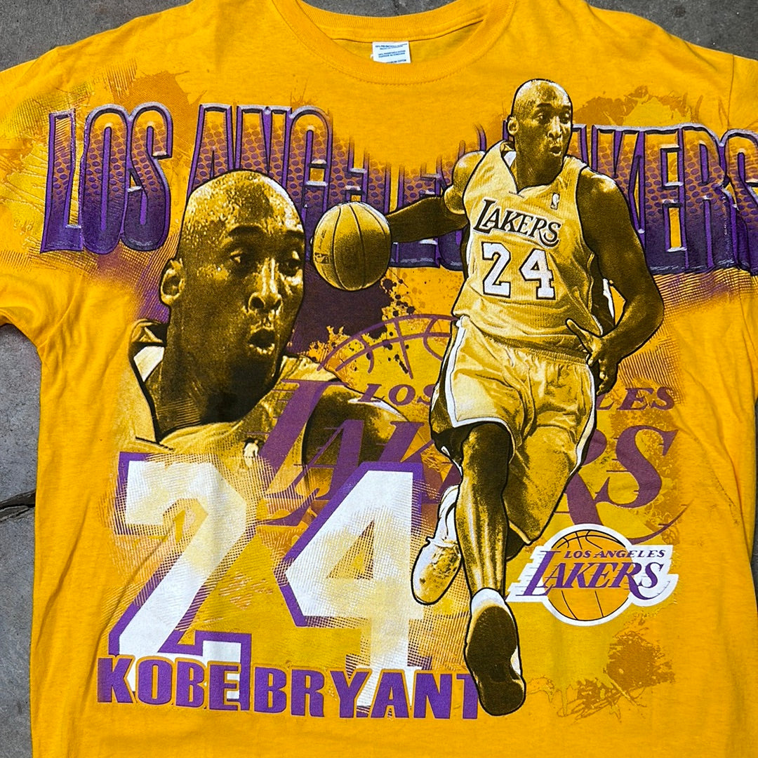 Vintage Kobe Bryant AOP T-Shirt RARE XL D.S.