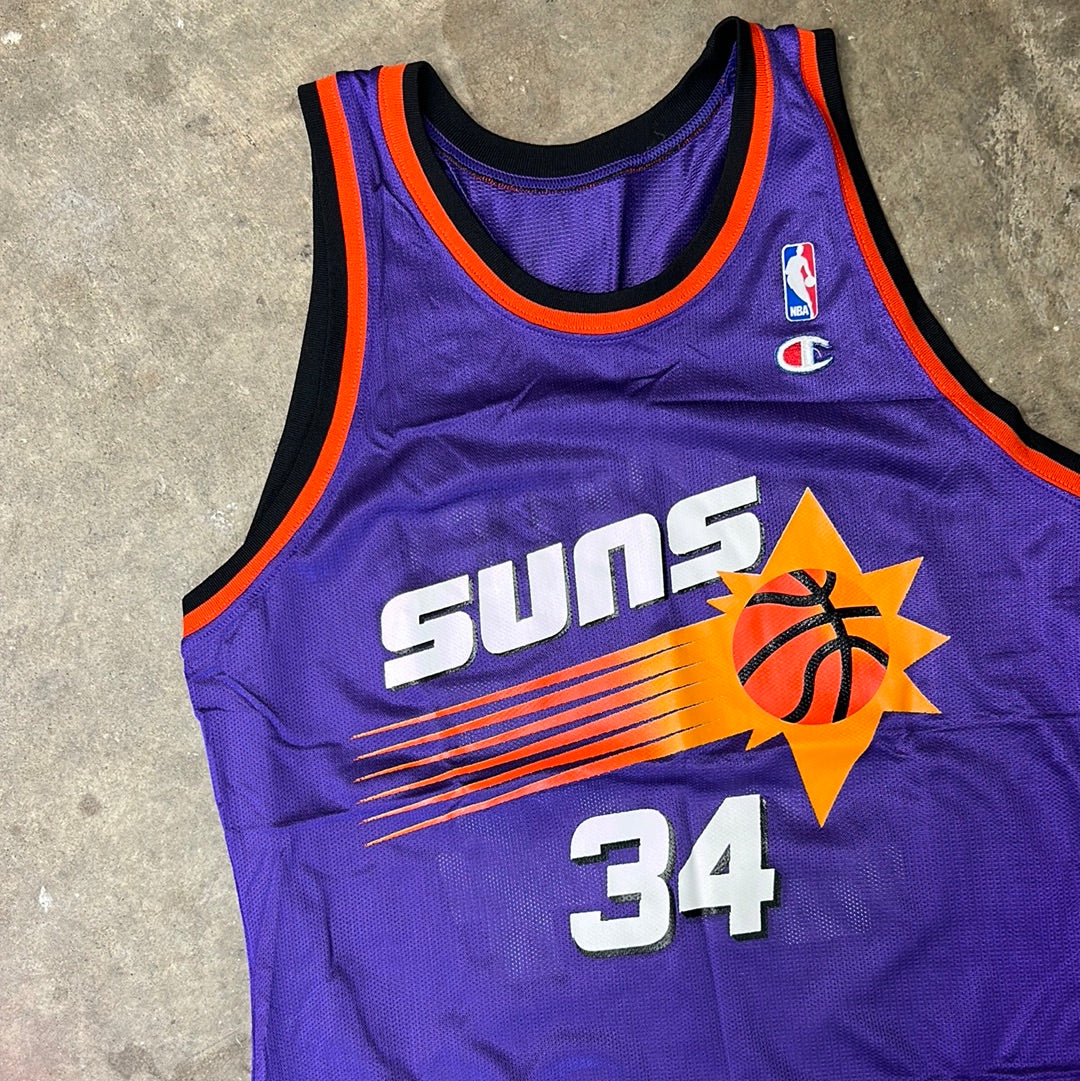 Vintage Phoenix Suns Charles Barkley Champion Jersey Size 44