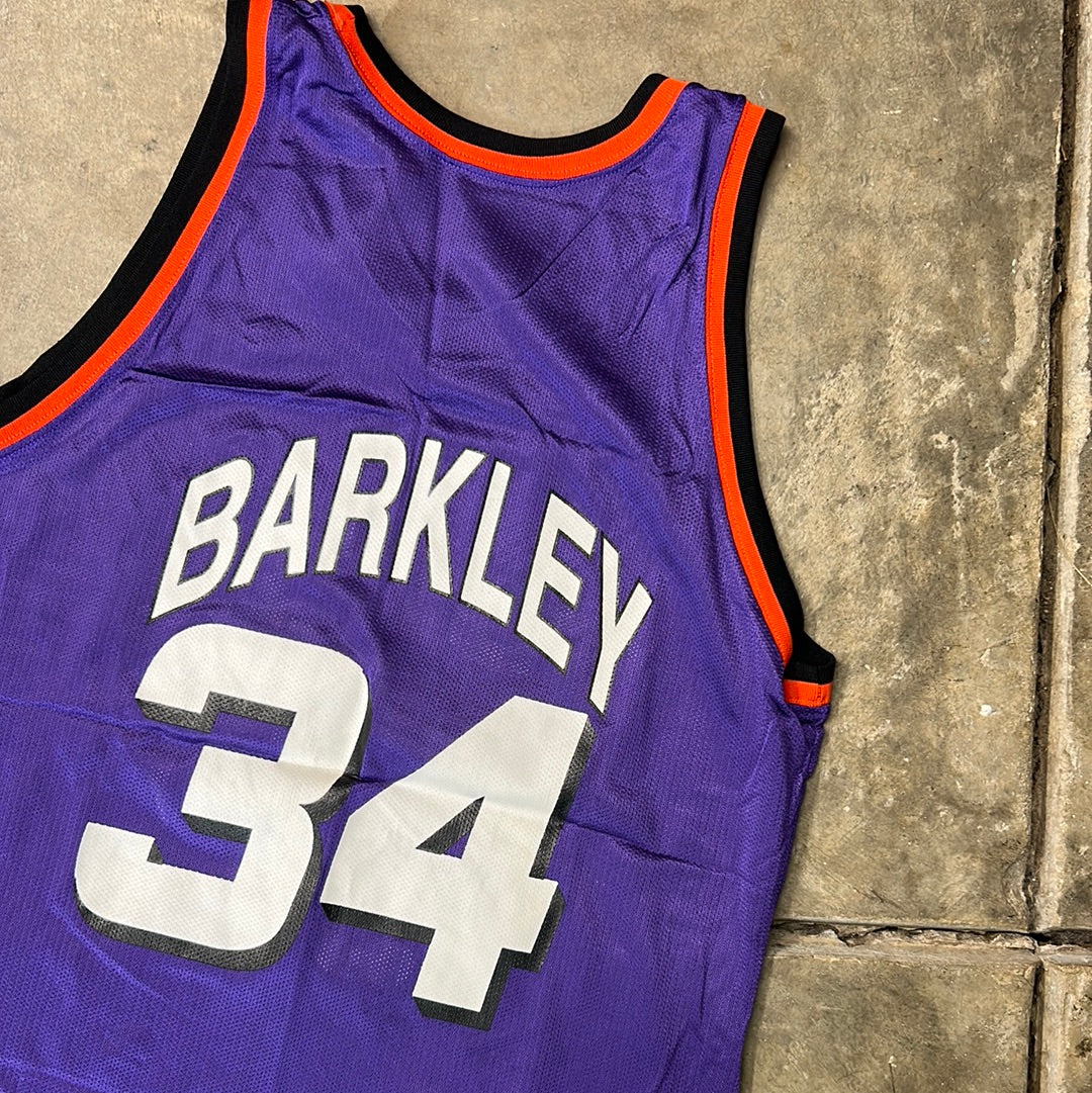 Vintage Phoenix Suns Charles Barkley Champion Jersey Size 44