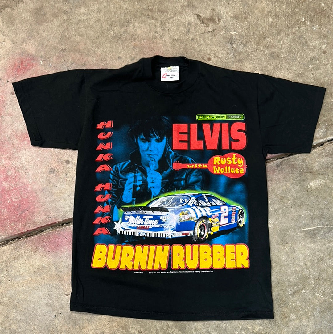 Vintage Elvis NASCAR T-Shirt Medium