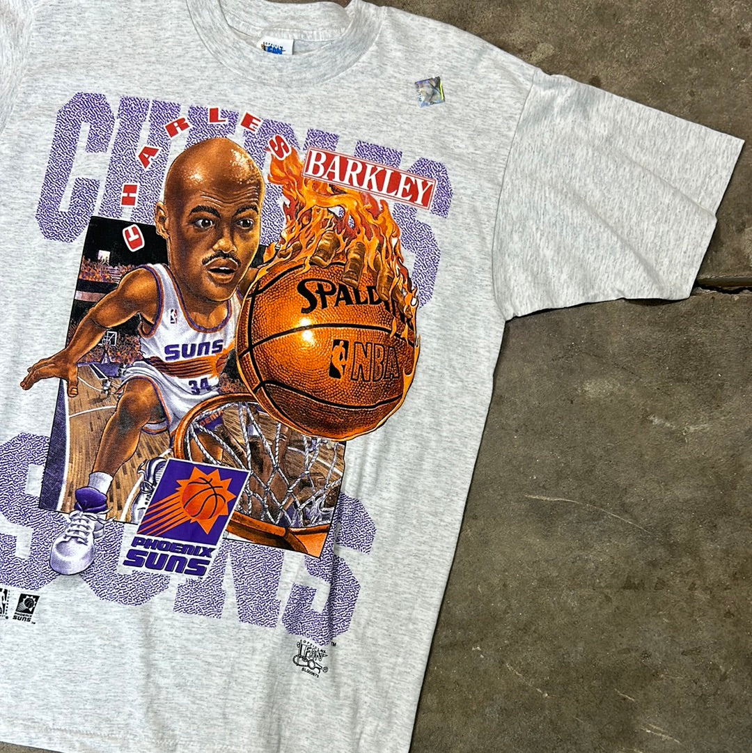 Vintage Charles Barkley T-Shirt Official Fan Large