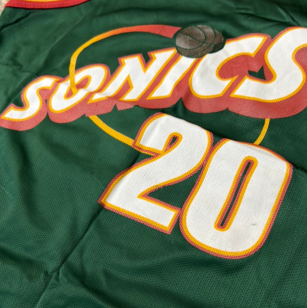 Vintage Sonics Gary Payton Champion Jersey Size 48