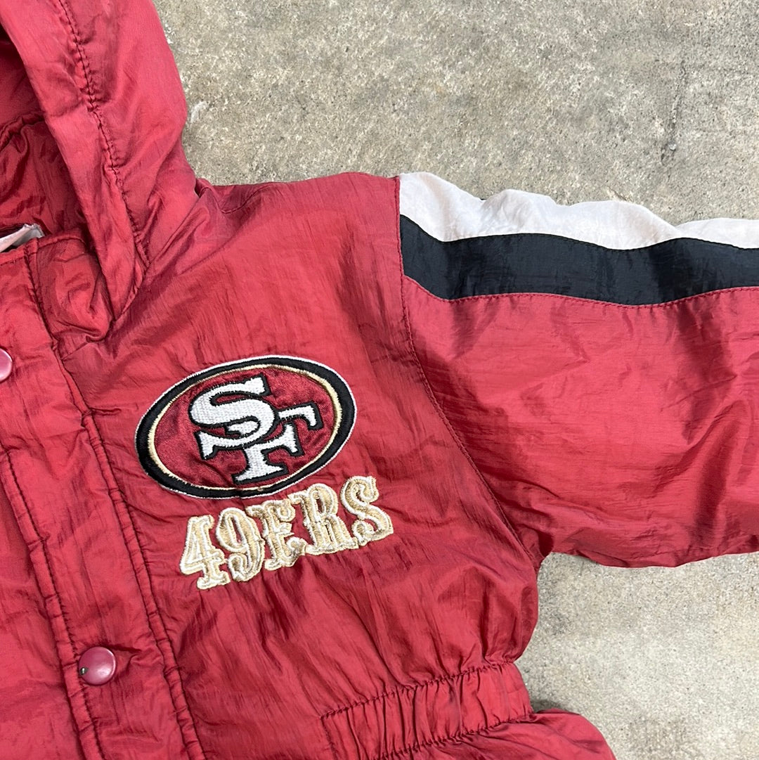 Vintage San Francisco 49ers Kids Parka Jacket 2T