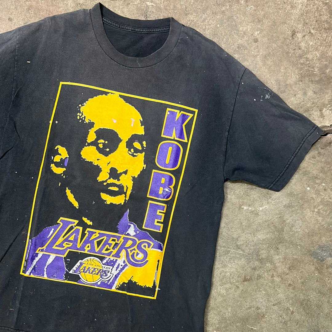 Vintage Kobe Bryant Los Angeles Lakers Double Sided T-Shirt L/XL