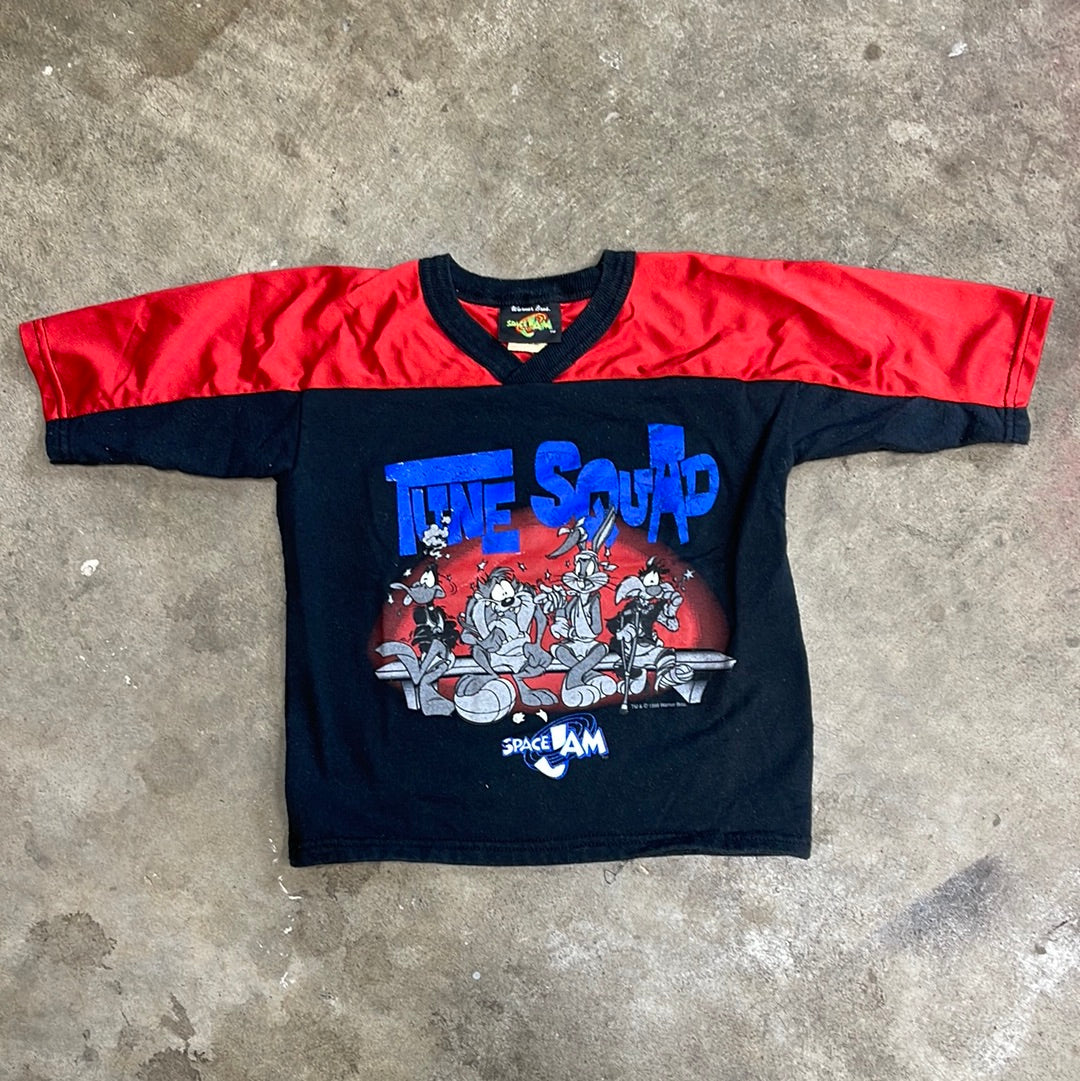 Vintage Kids 1996 Space Jam Tune Squad shirt