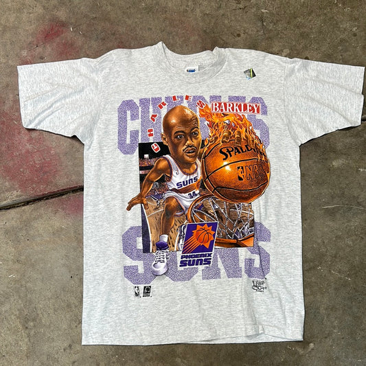 Vintage Charles Barkley T-Shirt Official Fan Large