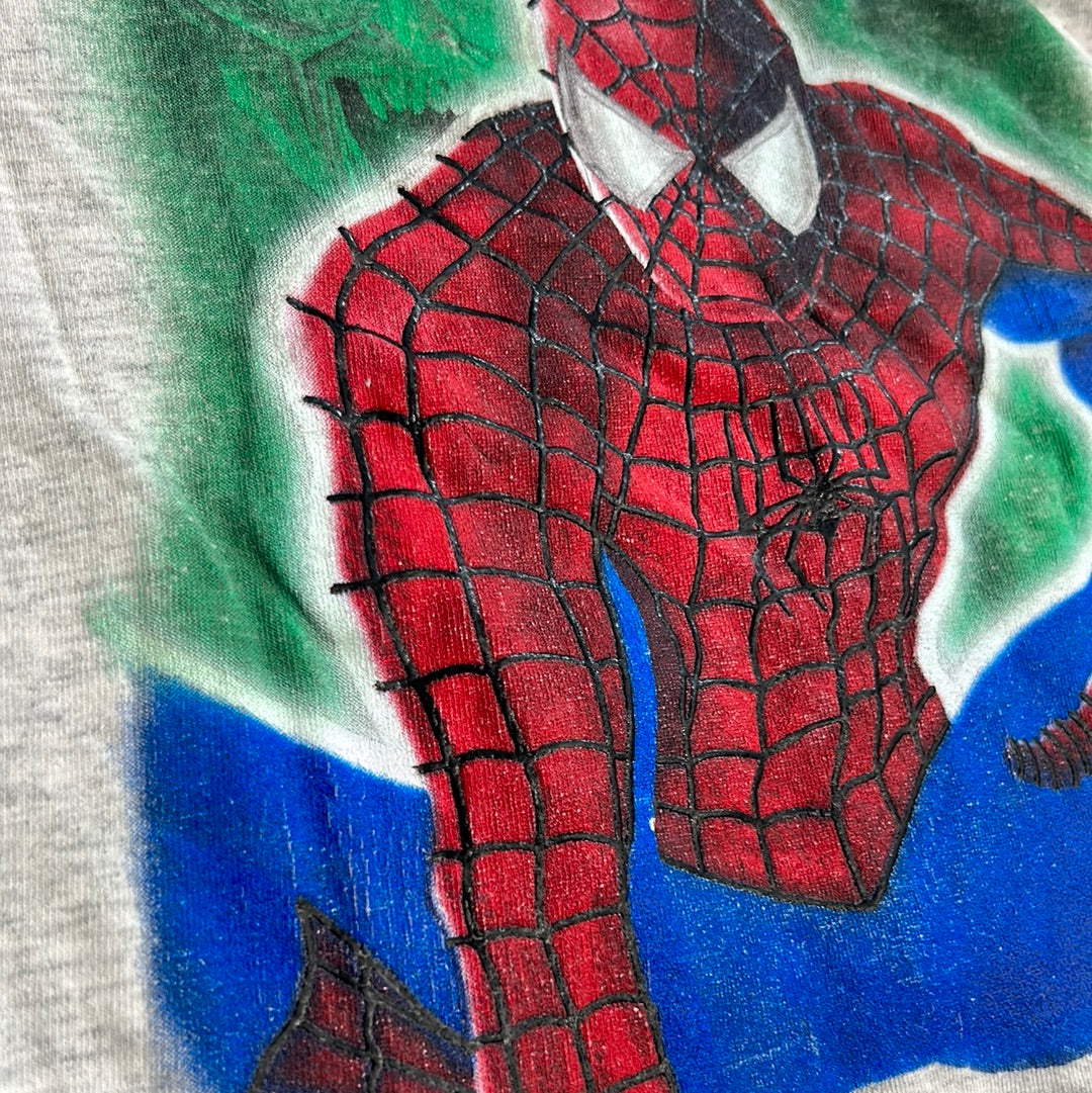 Vintage Kids Spider-Man Long Sleeve T-Shirt Size 7