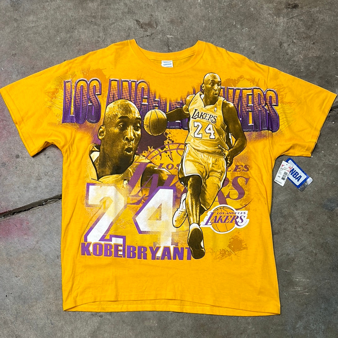 Vintage Kobe Bryant AOP T-Shirt RARE XL D.S.