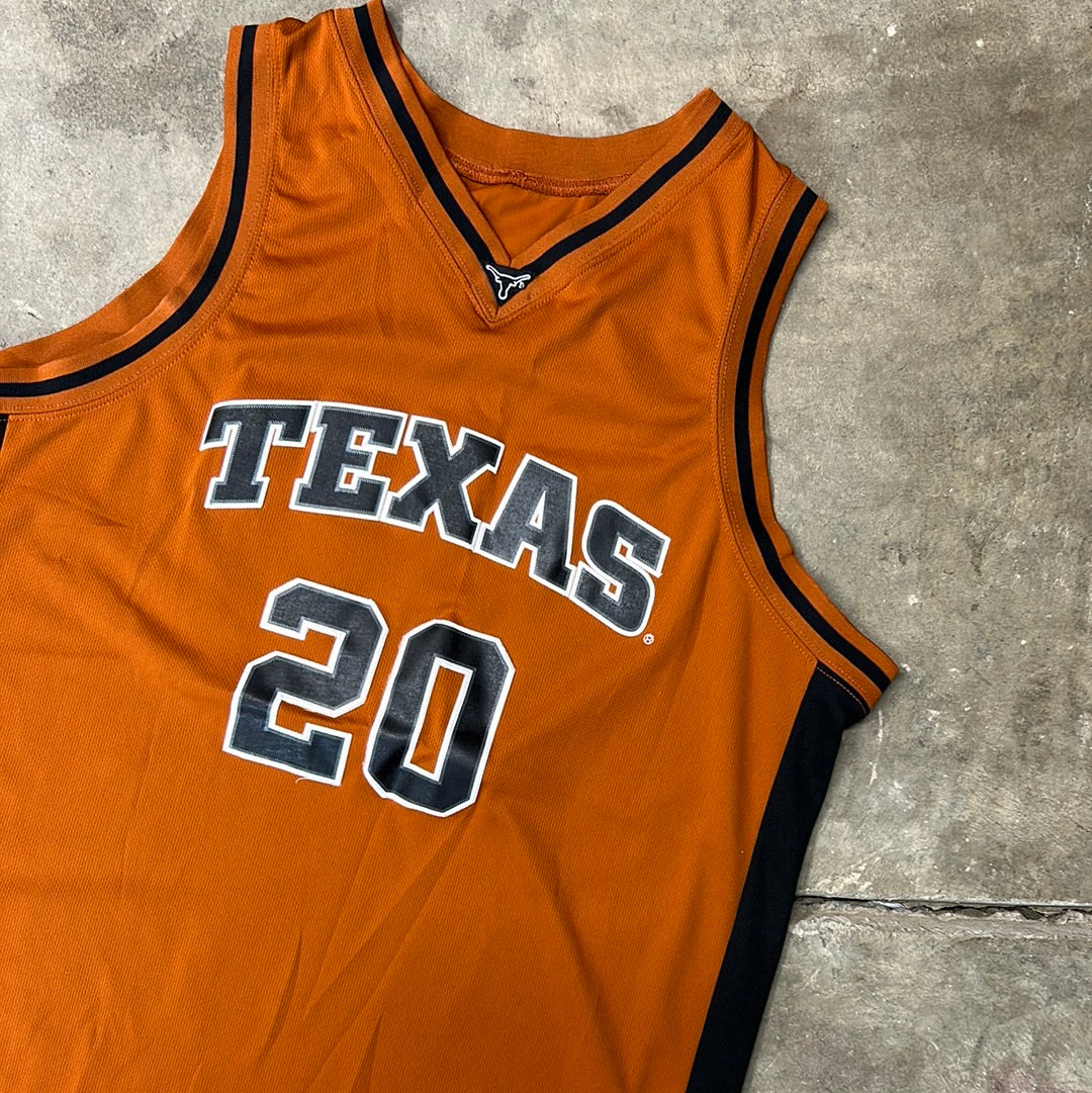 Vintage Texas Longhorns Foot Locker Basketball Jersey