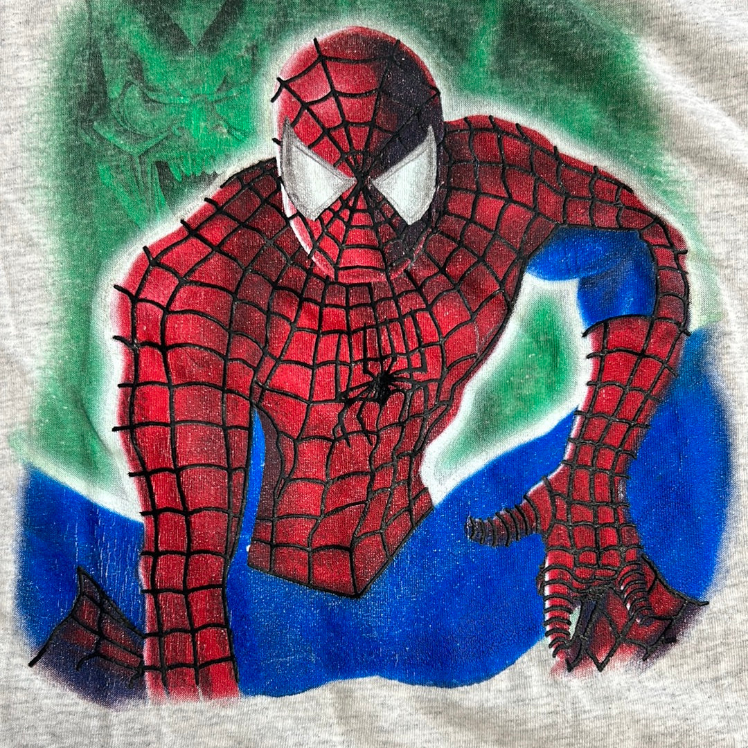 Vintage Kids Spider-Man Long Sleeve T-Shirt Size 7