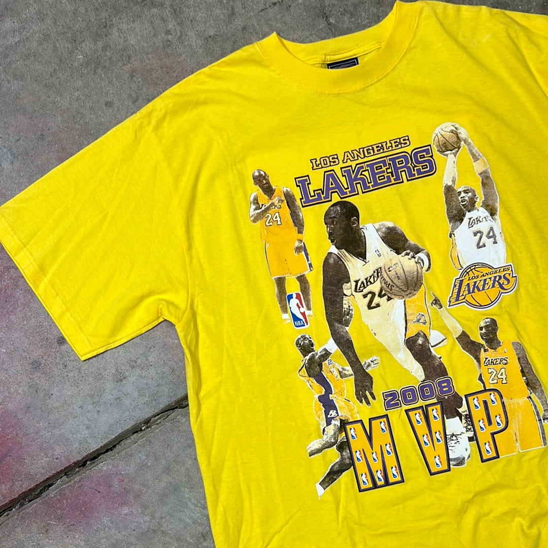 Vintage 2008 Kobe Bryant MVP Double Sided T-Shirt XL