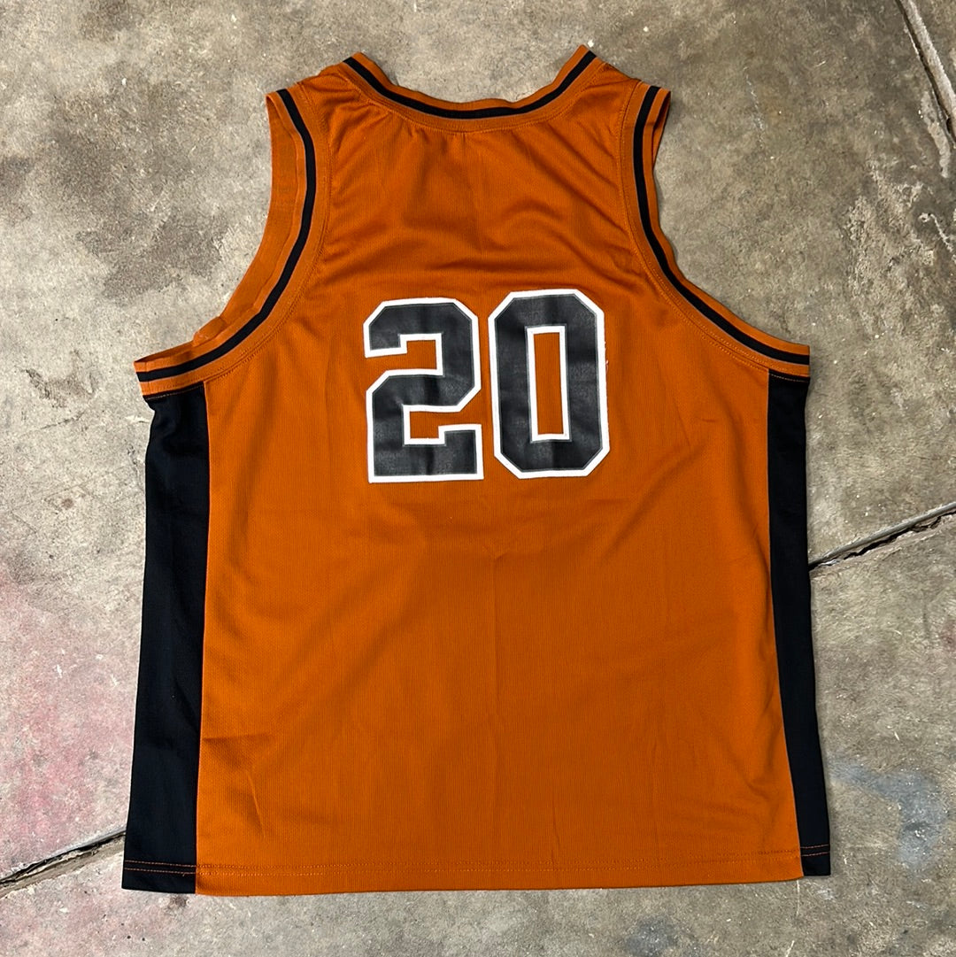 Vintage Texas Longhorns Foot Locker Basketball Jersey