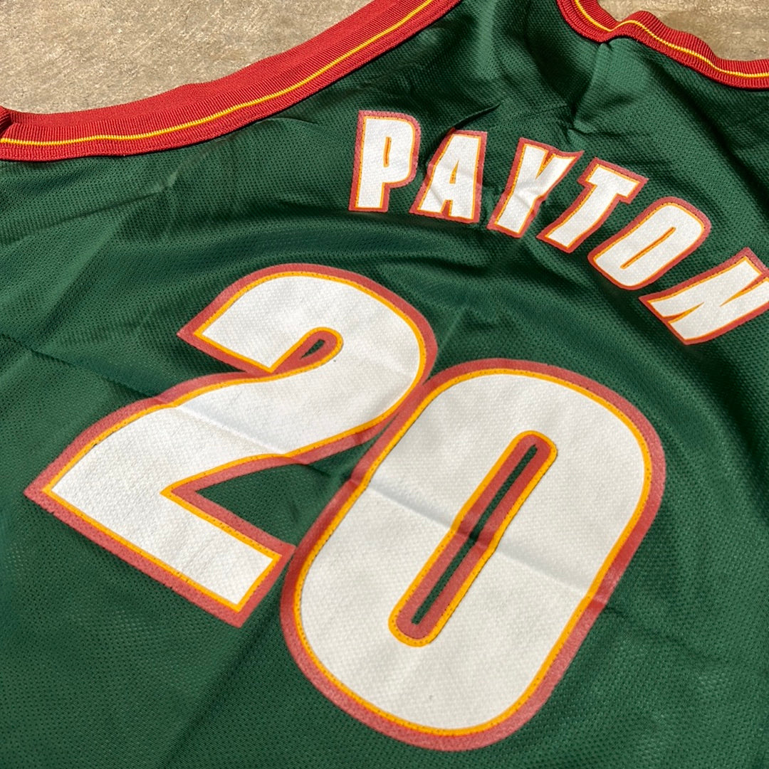 Vintage Sonics Gary Payton Champion Jersey Size 48