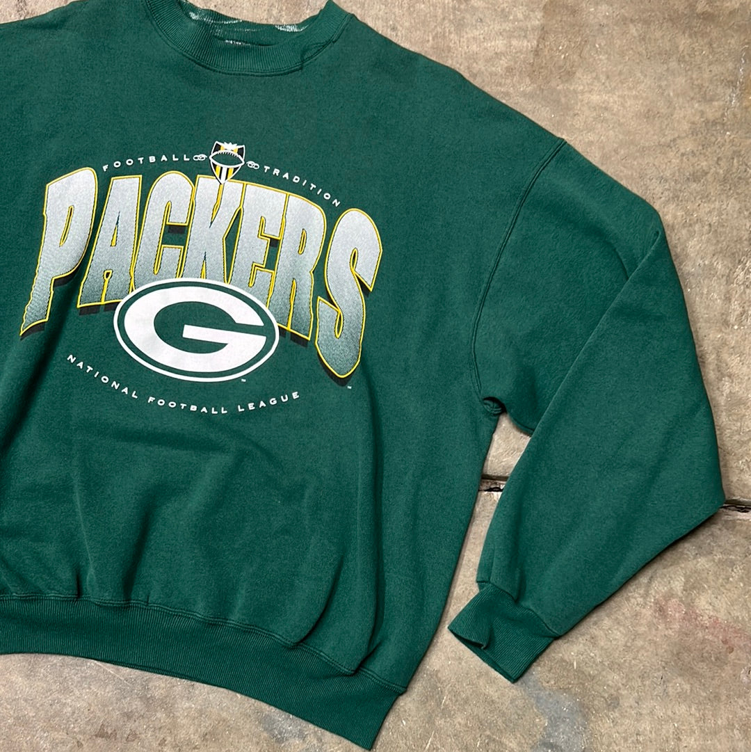 Vintage Green Bay Packers Sweatshirt XXL