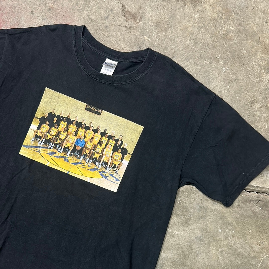 Vintage Los Angeles Lakers Team Photo T-Shirt XL