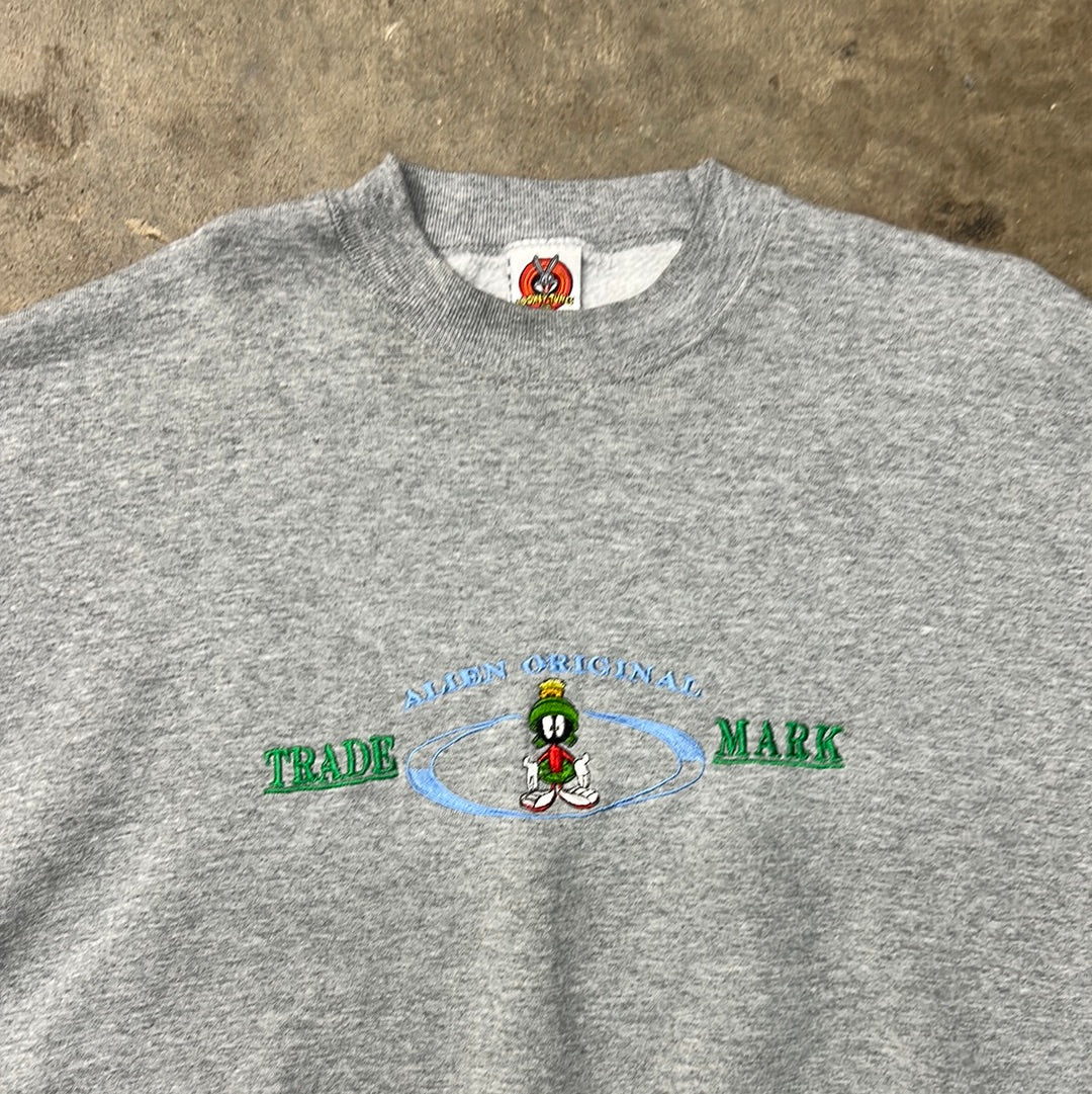 Vintage Looney Tunes Marvin The Martian Sweatshirt XL