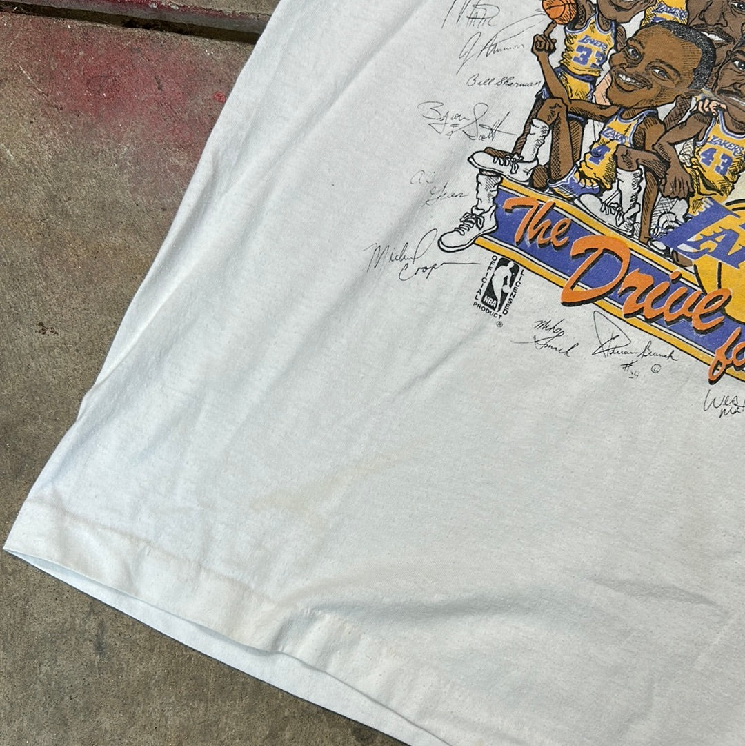 Vintage 1987 Lakers Championship T-Shirt L/XL